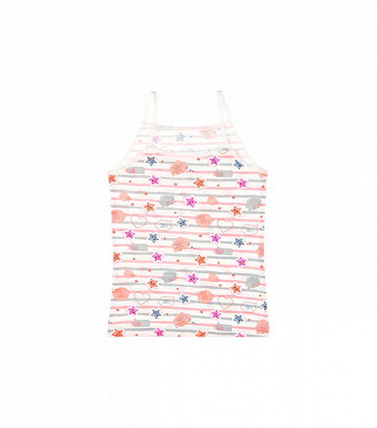 Дитячий майка для дівчаток в полоску на тонких бретельках