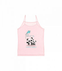 Майка для дівчаток змалюнком на тонких бретельках