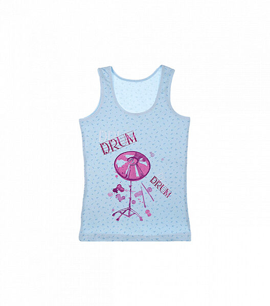 Дитяча майка для дівчинки змалюнком музичних інструментів