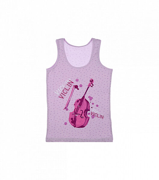 Дитяча майка для дівчинки змалюнком музичних інструментів