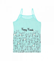 Дитячамайка для дівчатокзмалюнкомна тонких бретельках