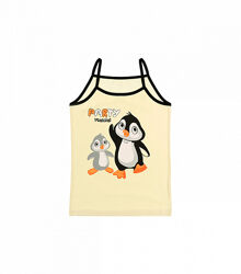 Майка натонкихбретелях зпринтом для дівчаток