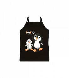 Майка натонкихбретелях зпринтом для дівчаток