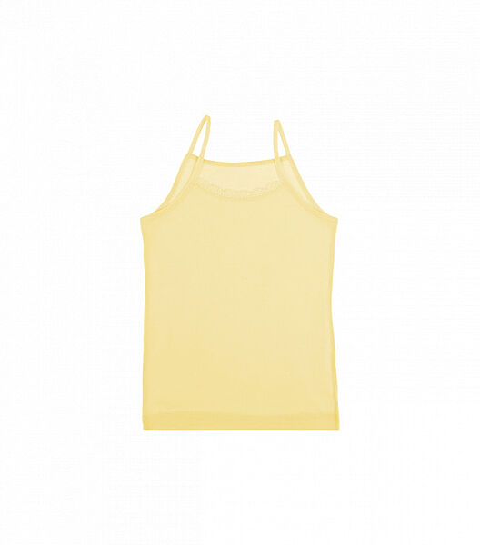 Ажурна майка для дівчинки на тонких бретелях