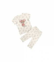 Піжама для дівчинки з коротким рукавом