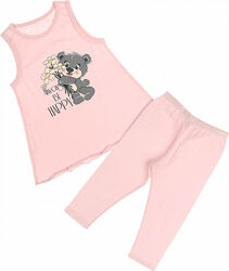 Піжама для дівчинки майка і капрі