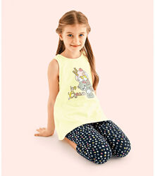 Дитяча піжама майка на широких бретелях