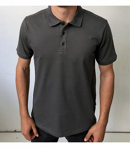 Однотонна футболка поло