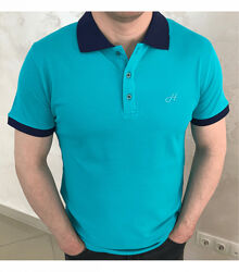 Однотонна футболка чоловіча поло