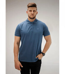 Однотонна футболка чоловіча поло