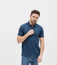 Однотонна футболка чоловіча поло