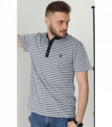 Футболка поло в смужку