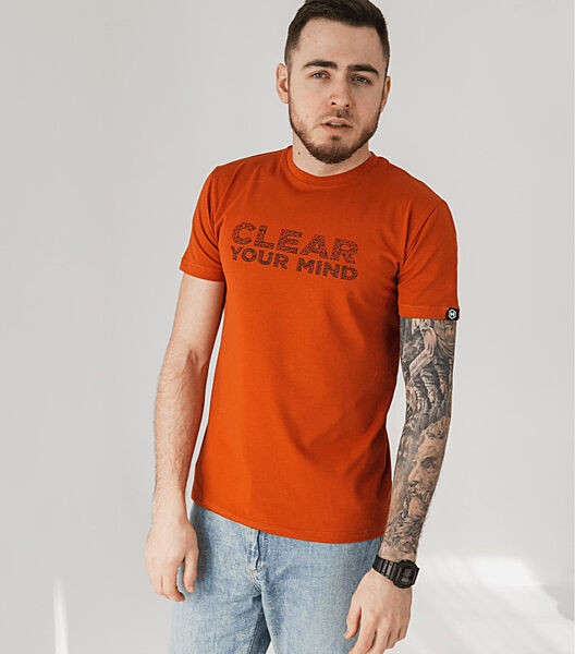 Чоловіча футболка з написом CLEAR
