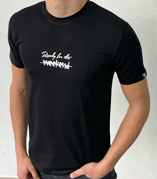 Чоловіча футболка з написом WEEKEND