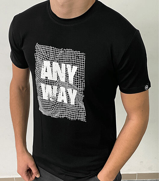 Чоловіча футболка з написом ANY WAY