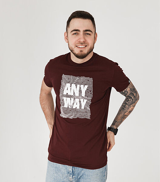 Чоловіча футболка з написом ANY WAY