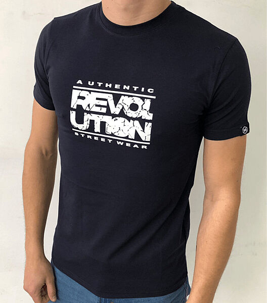 Чоловіча футболка з написом REVOL