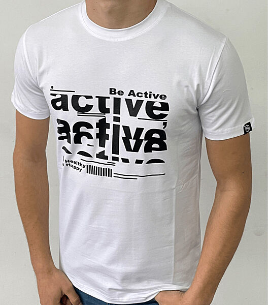 Чоловіча футболка з написом ACTIVE