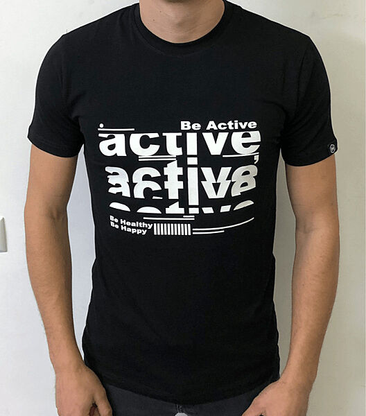 Чоловіча футболка з написом ACTIVE