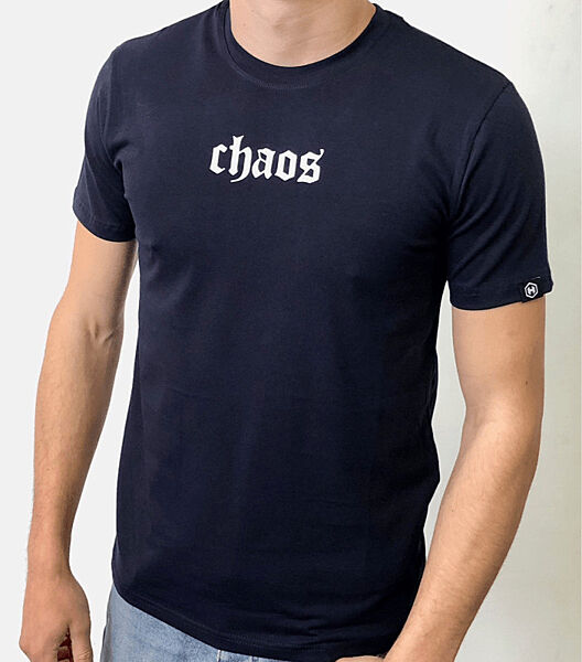 Чоловіча футболка з написом CHAOS
