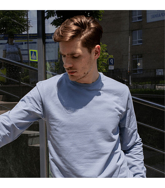 Однотонний чоловічий світшот