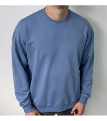 Однотонний світшот зі спущеним плечем