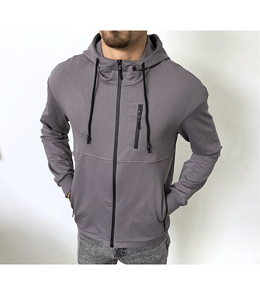 Кофта на застібці з капюшоном