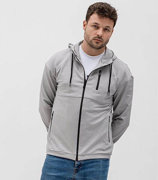 Кофта на застібці з капюшоном