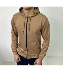 Кофта на застібці з кишенями-кенгуру