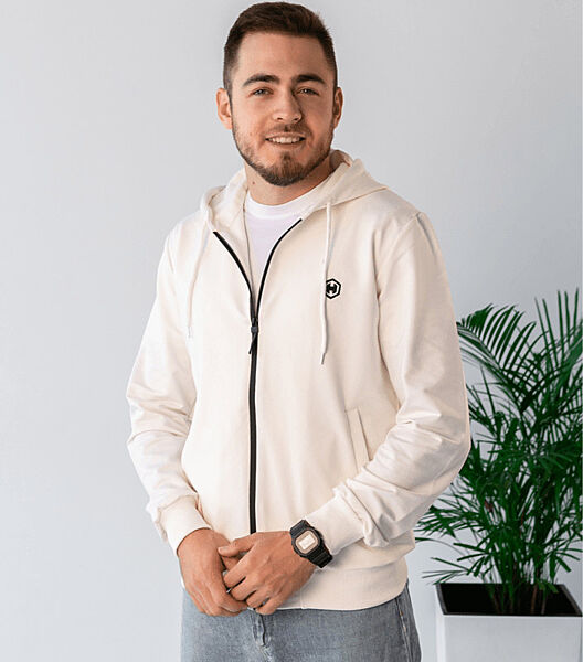Класична кофта на блискавці HECTOR