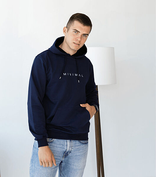 Чоловіче худі з принтом MINIMAL