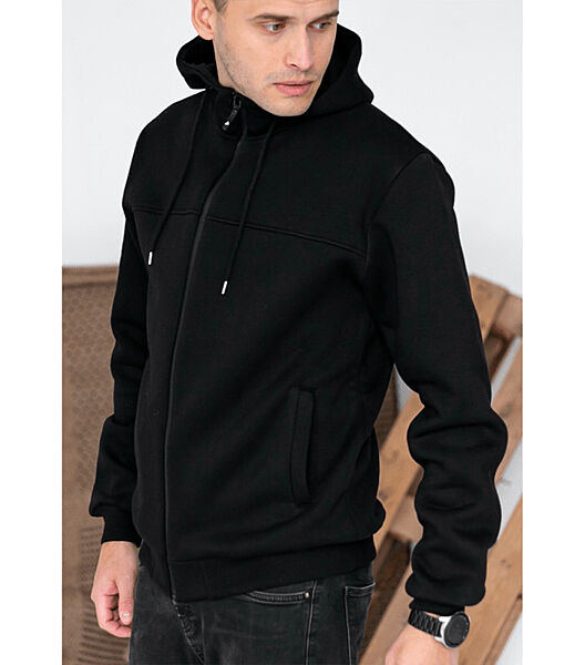 Батальна тепла кофта на замку