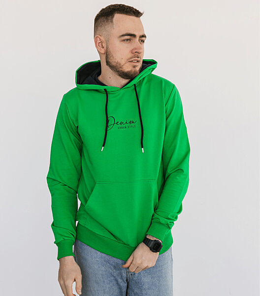 Худі з принтом DENIM