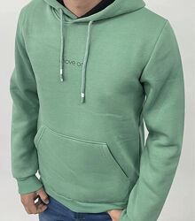 Тепле чоловіче худі з принтом MOVE ON