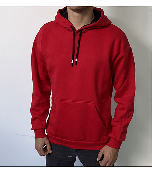 Тепле однотонне худі