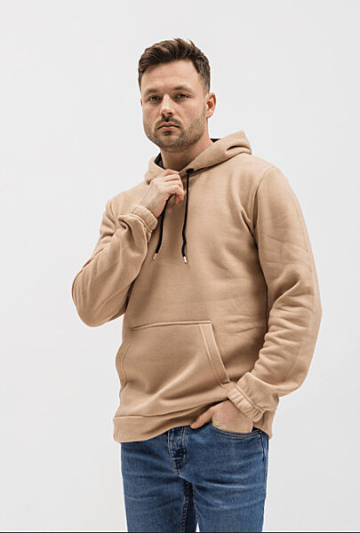 Тепле однотонне худі