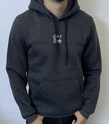 Тепле худі з принтом