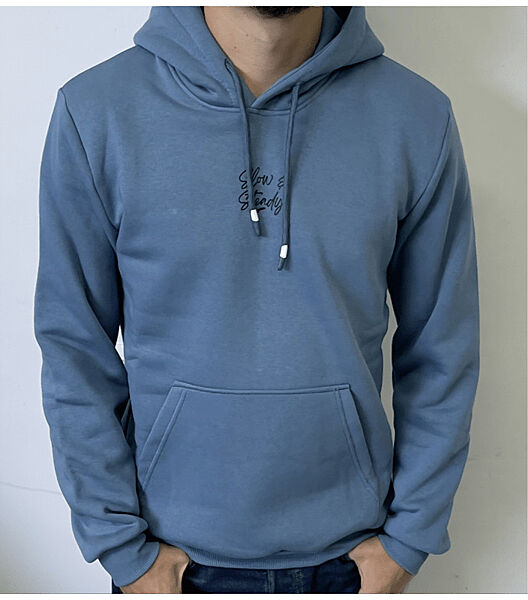 Тепле худі з принтом