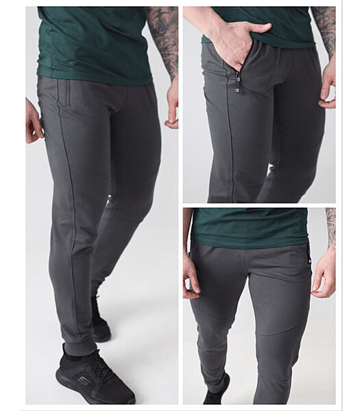 Чоловічі штани зі швами на манжетах