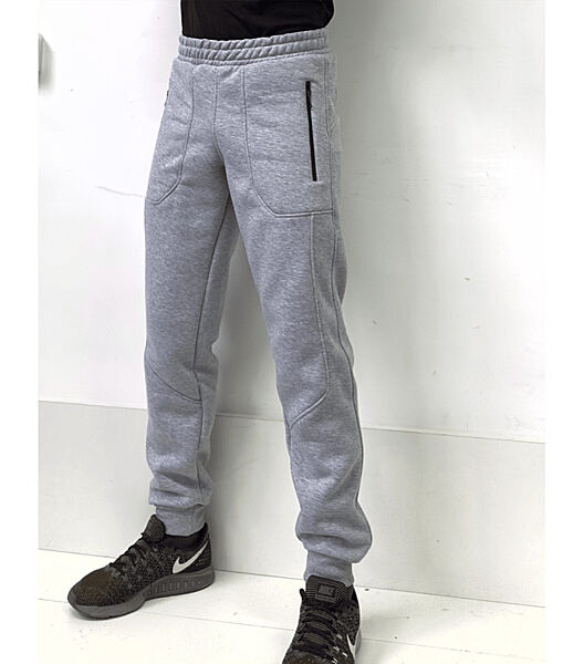 Теплі спортивні штани з карманами на блискавках