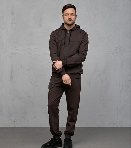 Спортивний костюм на застібці з капюшоном