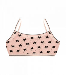 Хлопковий топ на тонких бретельках