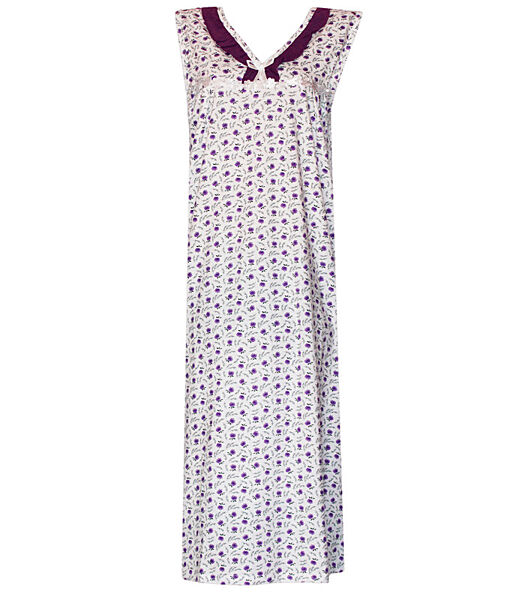 Нічнасорочка з малюнком без рукава