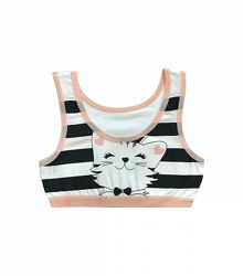 Дитячий топ тканинний з малюнком