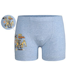 Дитячітрусибоксери для хлопчика з принтом Екскаватор