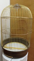 Золотая клетка для птиц 53х33 см. в отличном состоянии