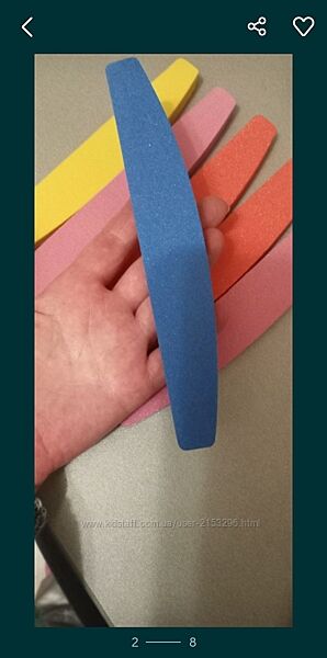 Баф для ногтей 100/180. Шлифовщик для ногтей. Пилочка для.