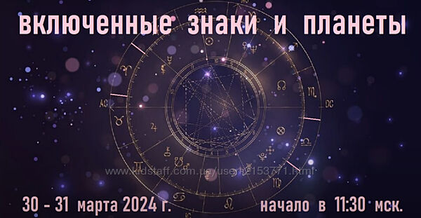 Включенные знаки и планеты 2024 Галина Волжина