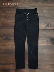 Женские джинсы The Kooples Mid-rise Straight-leg Button-fly Jeans In Black 