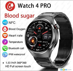 Смарт-часы, Watch 4 Pro, NFC, ip68. водонепроницаемые.